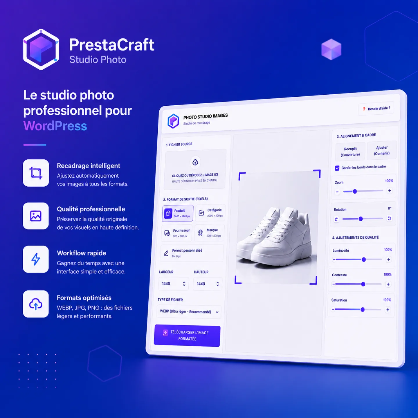 Studio photo pour WordPress
