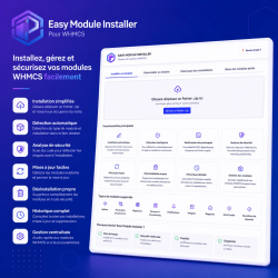 Installation et gestion simplifiées des modules WHMCS