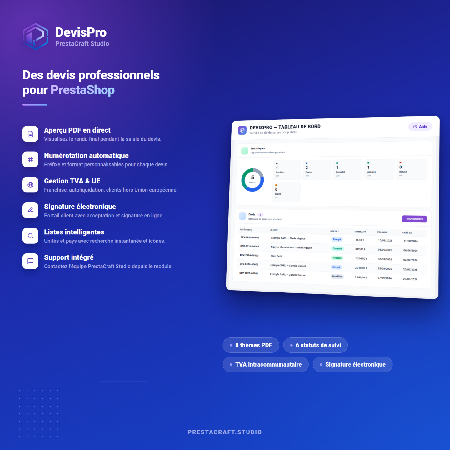 DevisPro pour PrestaShop