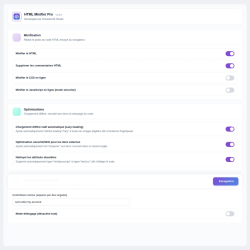 HTML Minifier pour PrestaShop